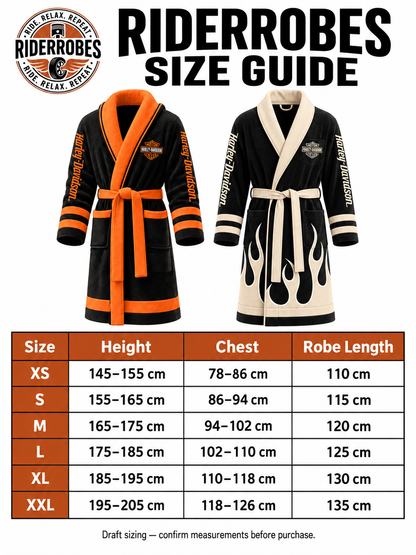 RiderRobes™ Motorcycle Lounge Robe
